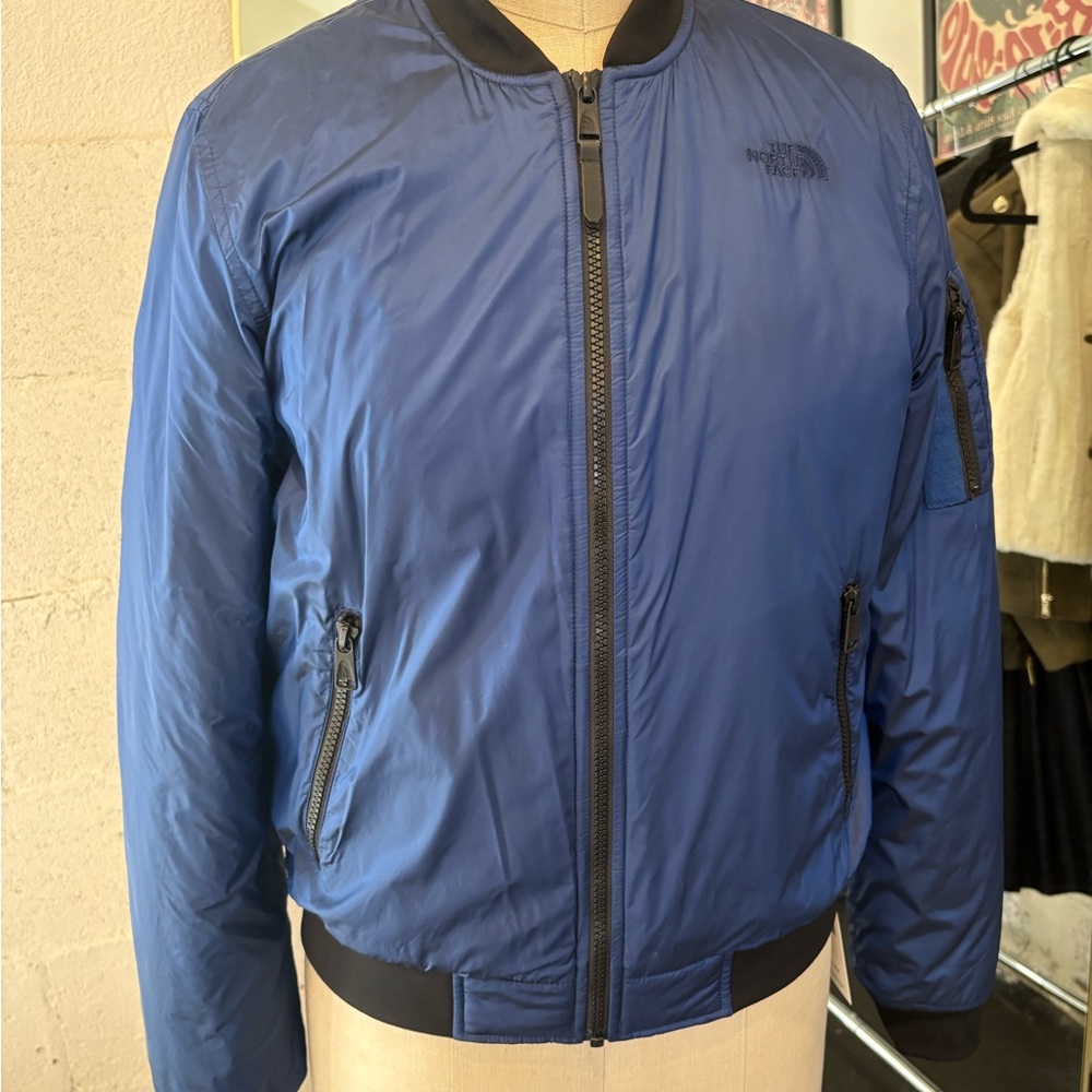 The North Face Blue Bomber Jacket
